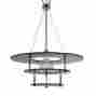 7929770 21266 Gyrus Uttermost 1 Light Smoke Glass Chandelier 792977212660