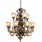 2165-8 4 Elk Light Chandelier In Burnt Bronze 748119216584