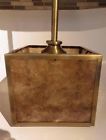 21879 Square Translucent Uttermost Collection Alora Tortoise Nwt Pendent Light