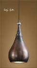 7929773 21971 Uttermost St 2 Tuscan Spanish Style Mini Pendant Light Washed Copper Finished Burnished 792977219713