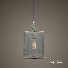 22003u Uttermost Warehouse Style Antiqued Ivory Metal Pendant Ceiling Chandelier Screen