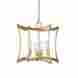22074ut Mercury Glass Unbranded Box Chandelier Gold 16 D Modern Pendant Light Dining Fixture Island New