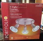 226850 Nib Satin Portfolio 3 Finish Light Canopy Chrome
