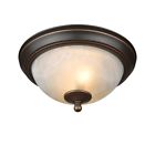 23034gb11-cf2 Chloe Flush Mount Ceiling Fixture Wide Transitional Bulb 091037951847