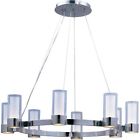 23078clftpc Lighting Silo 8-light Chrome Chandelier Maxim Polished