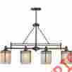 2389-04-32 2389-04 Forte Lighting Antique Bronze Four Light Island Pendant 093185033413