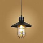 24715 Vintage Style Metal Wire Cage Hanging Pendant Lighting 7426873024715