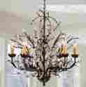 252194 The Light Store Vintage Iron Chandelier Bronze Antique 6 Lighting Metal Ceiling Crystal 769748252194