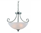 25333-sn Craftmade Raleigh Satin Nickel Three Light Pendant 080629803022