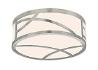 2537-35 Sonneman Haiku Led Round Surface Mount Polished Nickel 872681055279