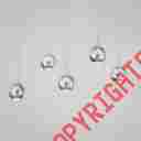 25665-017 25665 Eurofase Lighting Chrome Ice 5 Light Pendant
