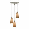 2584-3 Elk Lighting Satin Nickel Vesta Wide Multi Light 748119124186