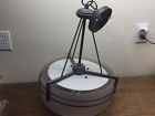 2589-03-32 Forte Lighting Modern Frosted Globe Bronze Finish Light
