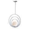 26056swpc Maxim Coronet Wide Polished Chrome Pendant Light 783209211841