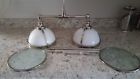 2692304 Pottery Barn Pb Classic Double Ceiling Pendant Light Milk Glass