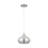 27071 Home Decorators Collection Brushed Nickel Mini Pendant 718212270714