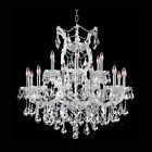 2800d30c Elegant Light 19 Crystal Maria Clear Chandeliers Rc Chrome Theresa