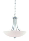 2904-09 Finish Satin Rainier Designs Pendant Nickel Light 4 Dolan