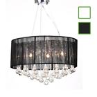 292070 Vidaxl Drum Shade Pendant Crystal Ceiling Light Chandelier Lighting Fixture