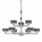 29484 Triarch International 9 Light Vegas Chandelier Chrome 751856021076
