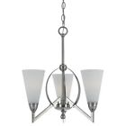 Fx-3508 3 Cal Metal Light Mini Chandelier Canroe Steel Lighting Brushed