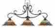 348-va 3-light 348-va-led Elk Lighting Tiffany Buckingham Island Billiard In Vintage Antique By