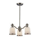 Ldl-66162-3 3-light Landmark Nickel Satin Chandelier Brooksdale