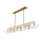 3002-58vbrs 3002-58 Vbrs Gantt Linear Chandelier Seedy Glass 685659076530