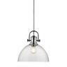 3118-l Ch-sd Golden Lighting Pendant Hines Chrome Seeded Glass Modern 844375045675