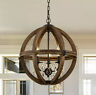 313049635691 Ablehome Farmhouse Chandelier Ceiling Light Globe Rustic Vintage