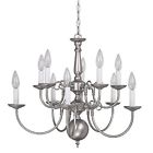3130mn Lighting Capital Matte Nickel Chandelier Light 10