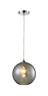 31380-1smk Elk Lighting Single Light Pendant In Polished Chrome 748119040516