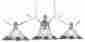 Lib-b56 314071 Ram Gameroom 56 Inch Liberty 3 Bulb Fixture In Stainless Steel Id