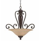 31442 Bronze Mosaic Triarch Large Pendant Light Bowl Jewelry