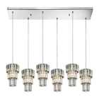 31489 6rc Elk Lighting Polished Chrome Cynthia