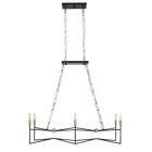 314n06cb Varaluz Bodie Light Wide Linear Chandelier 819257022563