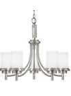 31661-962 Sea Gull Lighting Winnetka Chandeliers Brushed Nickel