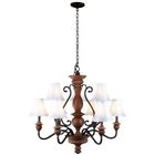 9209d23pw 3194495 Id Chandelier Finish 9-light Pewter