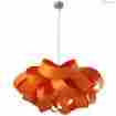 3212 Agatha Pendant Lzf Luis Eslava Studio Lighting Ribbon Chandelier In Orange Color