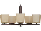 323064 Seasons Europa Chandelier Hds Five Light Oil Bronzed 019934926232