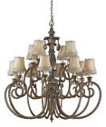 32514 Light Gras Chandelier 12 Triarch Mardis