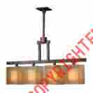 330540 Quadralli Fine Art Lamps 44 Inch Island Light