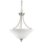 3320ni Kichler Brushed Pendant Nickel Lighting Lt Wharton Inverted 3