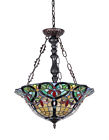 33389vr18-uh3 Chloe Reverse Pendant Hanging Victorian Design Stained Cut 091037691156