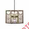 3385 Robert Abbey Brand New Octavius 18 Wide Antique Brass Pendant Light