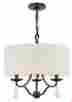 5973-eb 3410720 Crystorama 3-light Mini Chandelier In English Bronze Finish Id 633779032103
