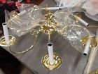 344411-a21 Unbranded Gold Chandelier New Not In Original Box