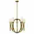 3585vs Margeaux Hinkley Lighting 3585 Vintage Brass 5 Light 1 Tier Chandelier 640665358506