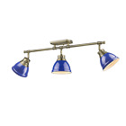 3602-3sf-ab 3602-3sf Ab-be Golden Lighting Ceiling Fixture 844375036789