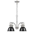 3602-d4 Pw-bk Golden Lighting Duncan 844375027978